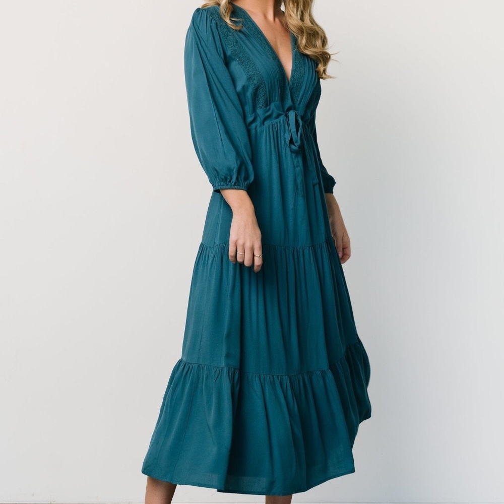 Baltic Born Phillips Maxi Dress | Persian Blue Size M NEW WITH TAGS